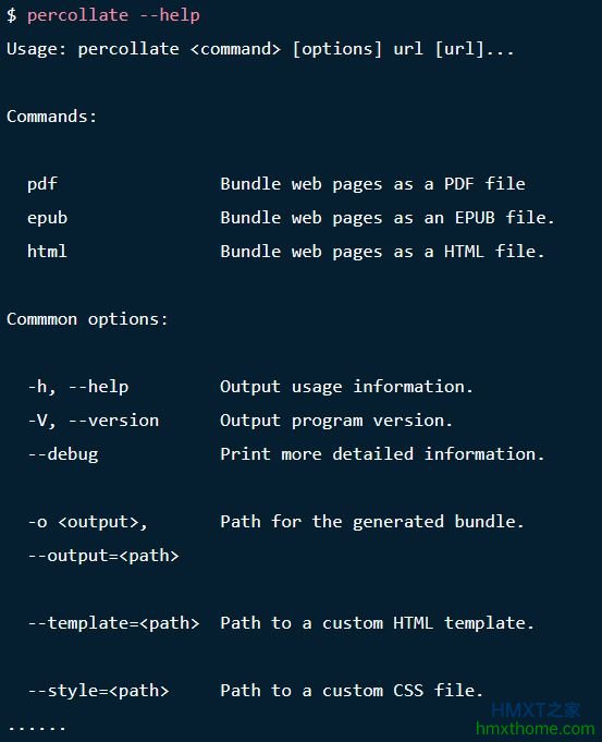 在Linux下安装和使用Percollate以PDF格式下载在线网页