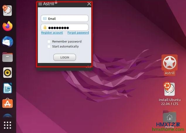 在Ubuntu 22.04系统上安装和使用Astrill应用程序