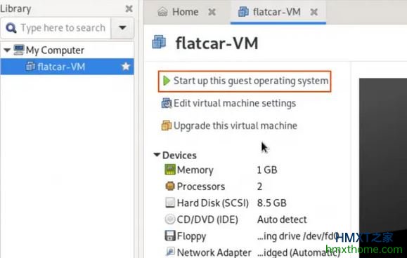 在VMware工作站中安装Flatcar Container Linux